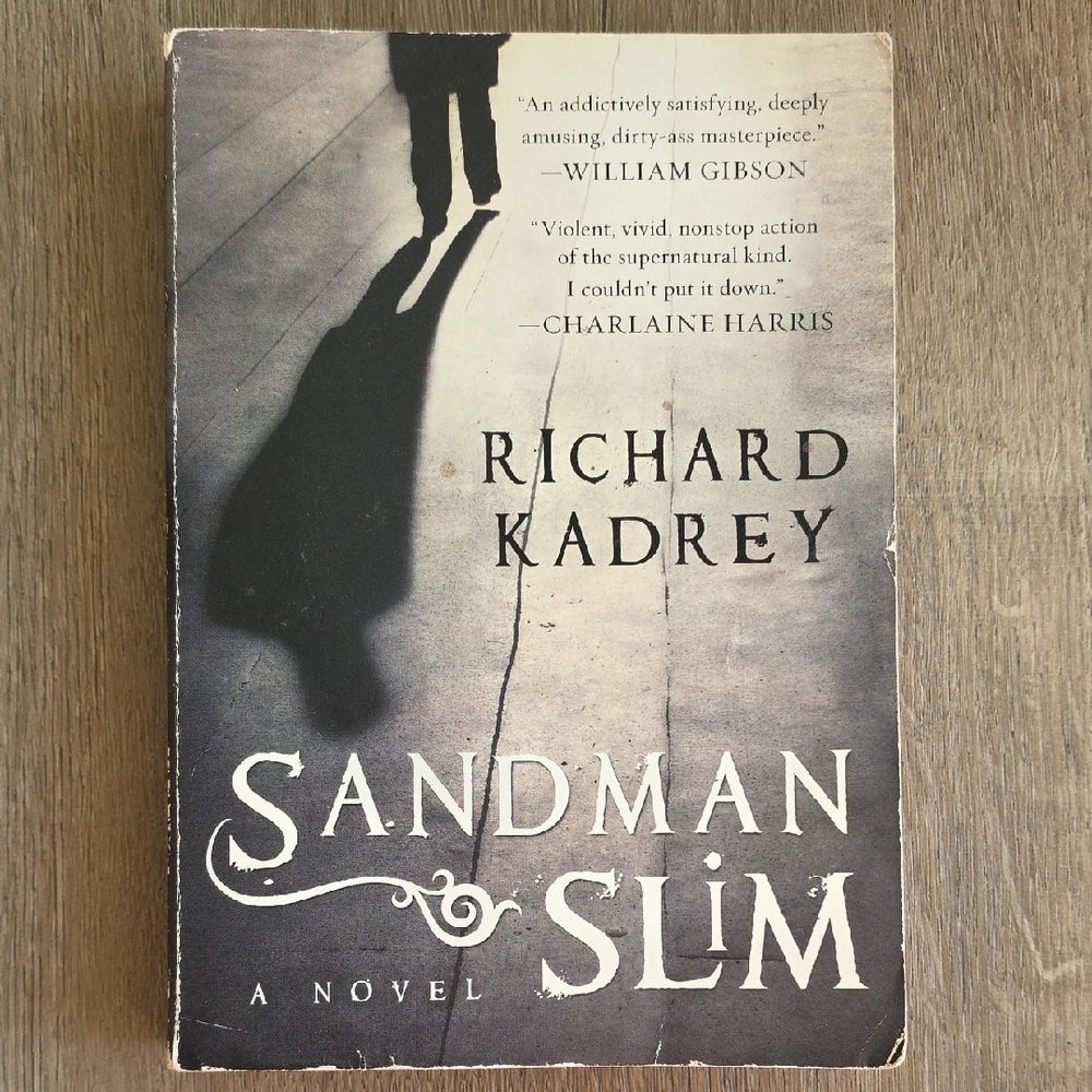 Sandman Slim by Richard Kadrey - Dark Gray/Black Cover Book